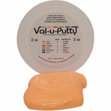 FABRICATION ENTERPRISES Val-u-Putty Exercise Putty, Peach, X-Soft, 2 Ounce 731125